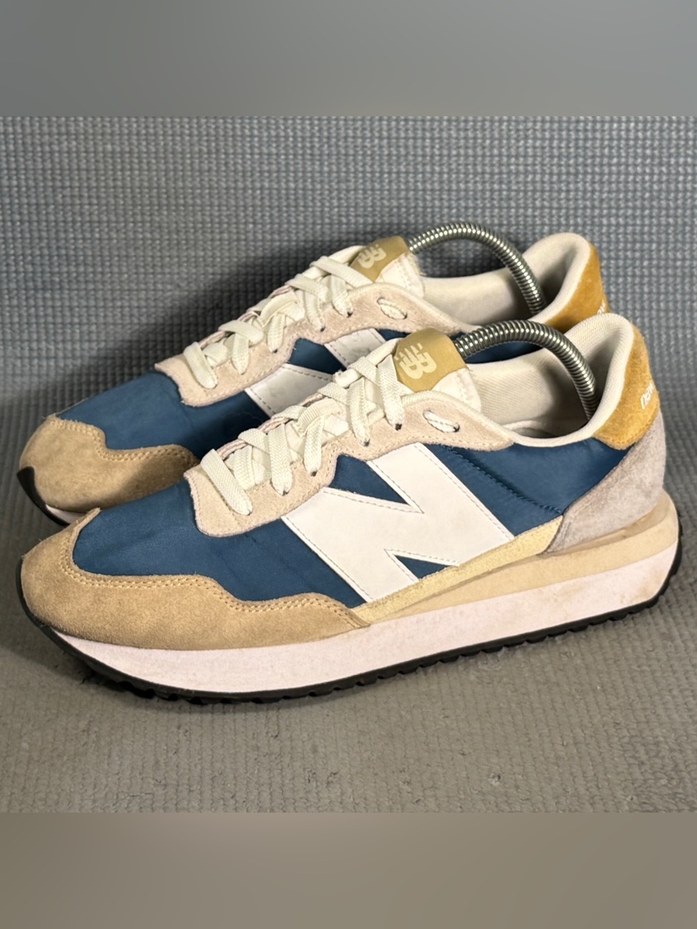 New Balance 237 "Beige Dark Moonstone Incense" Casual Shoes Men’s Size 8.5